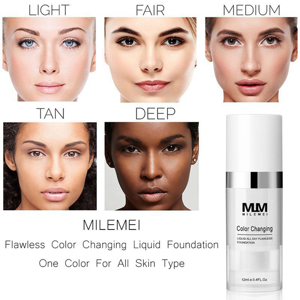 Moisturizing Liquid Foundation and Concealer Beauty Tools